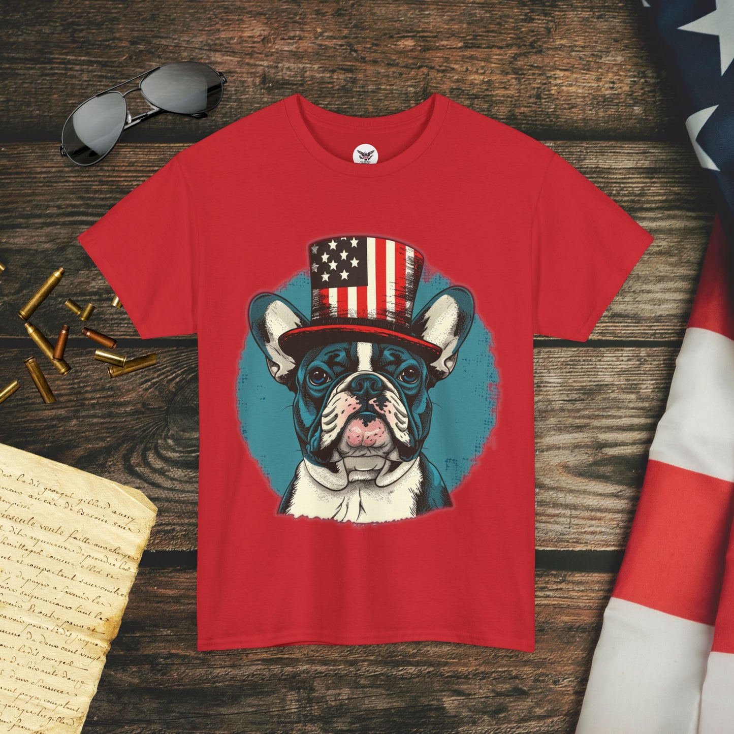 Stars & Stripes Frenchie T-Shirt