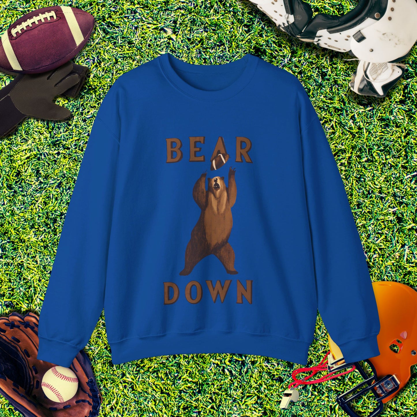 Vintage Chicago Bears "Bear Down" Crewneck Sweatshirt