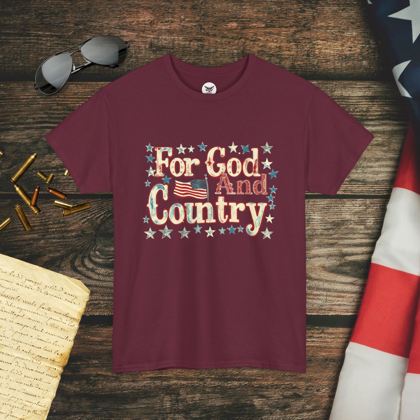 For God and Country Fun Style T-Shirt