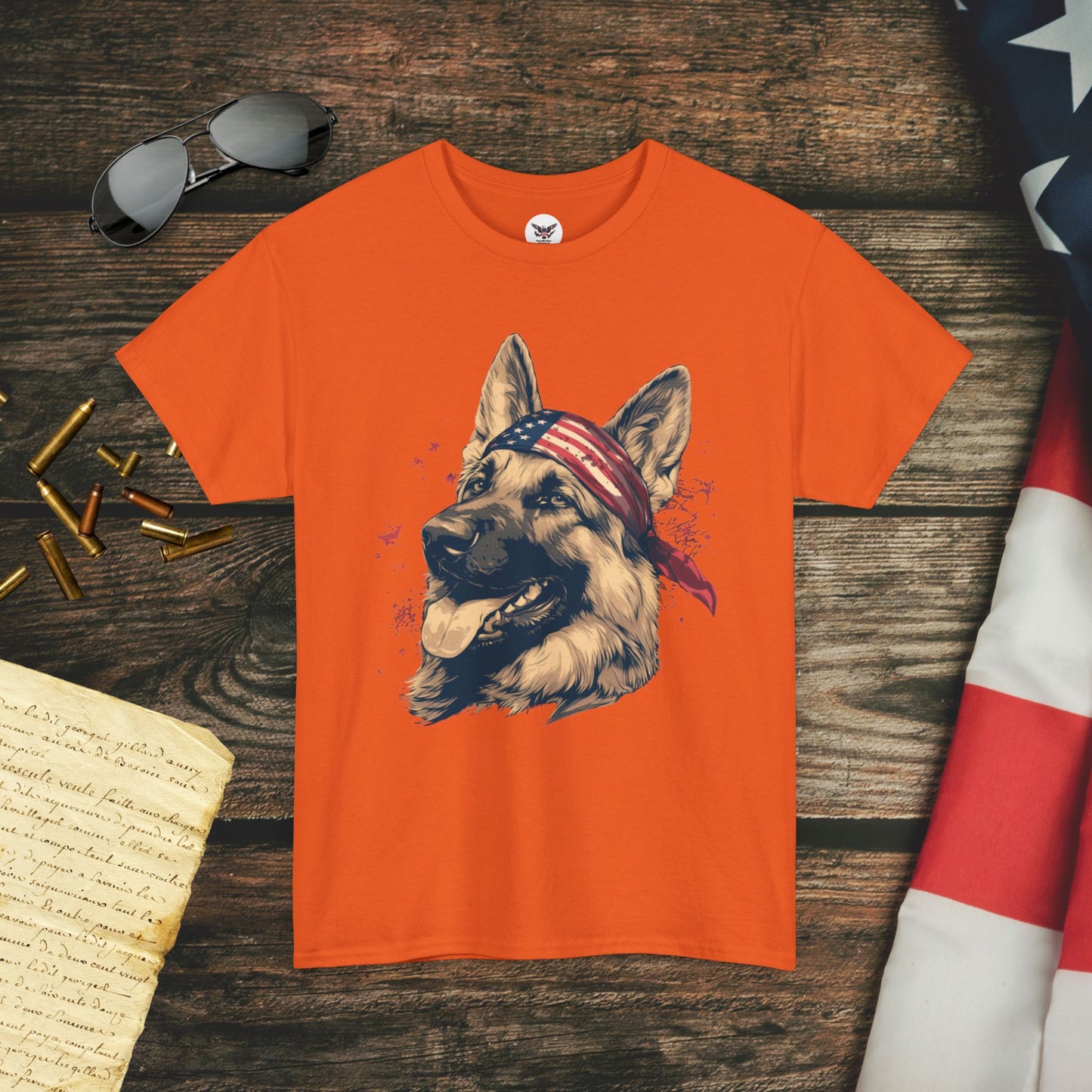 Guarding Freedom German Shepherd T-Shirt