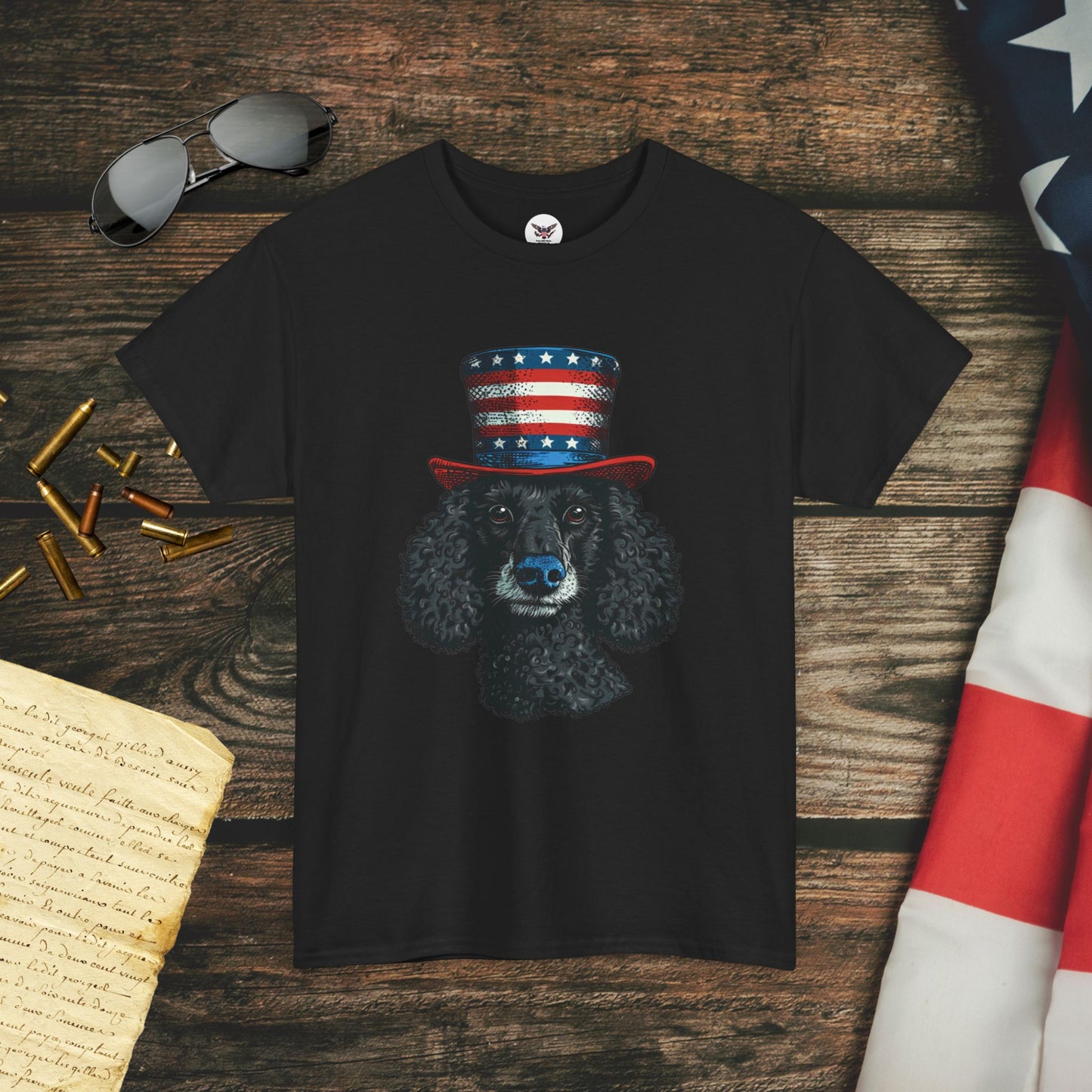 All-American Poodle T-Shirt