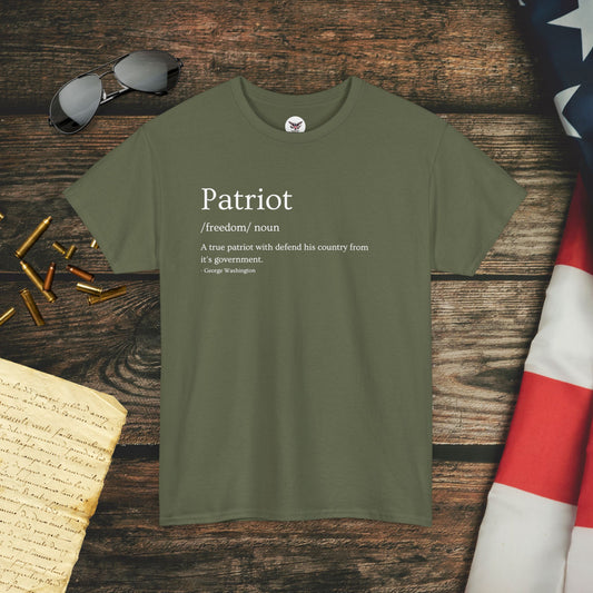 Patriot Definition T-Shirt – George Washington Quote