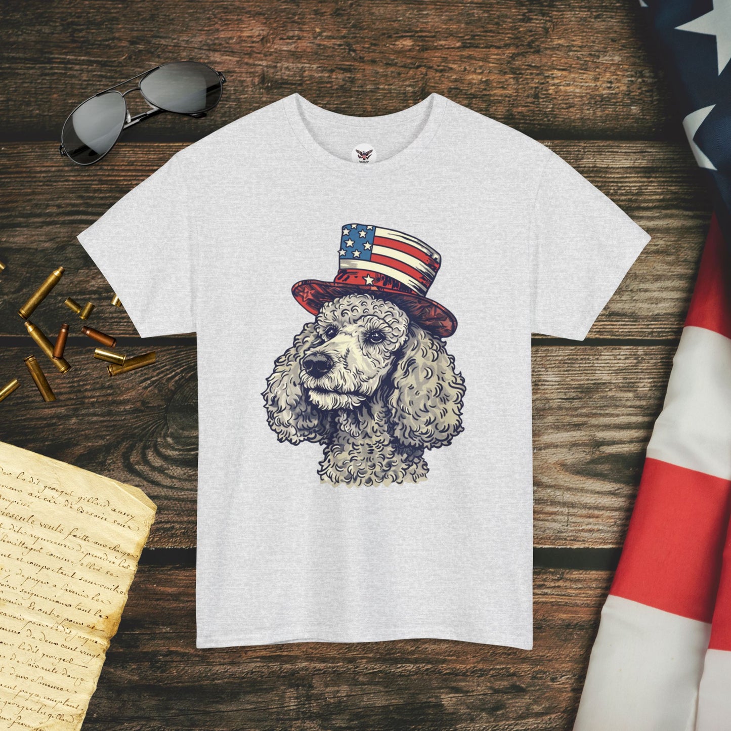 Proud Poodle Patriot T-Shirt