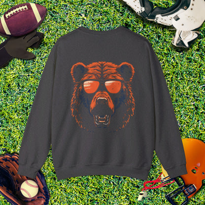 Chicago Bears Cool Shades (Back) Crewneck Sweatshirt