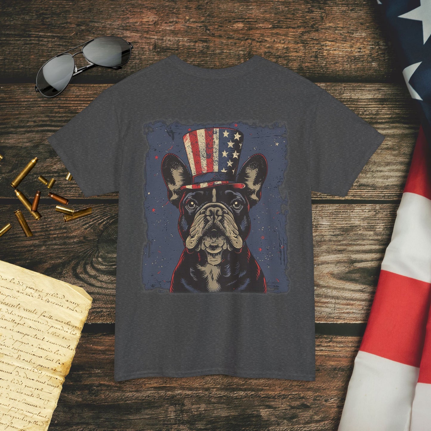 Patriotic Pooch (Back) T-Shirt