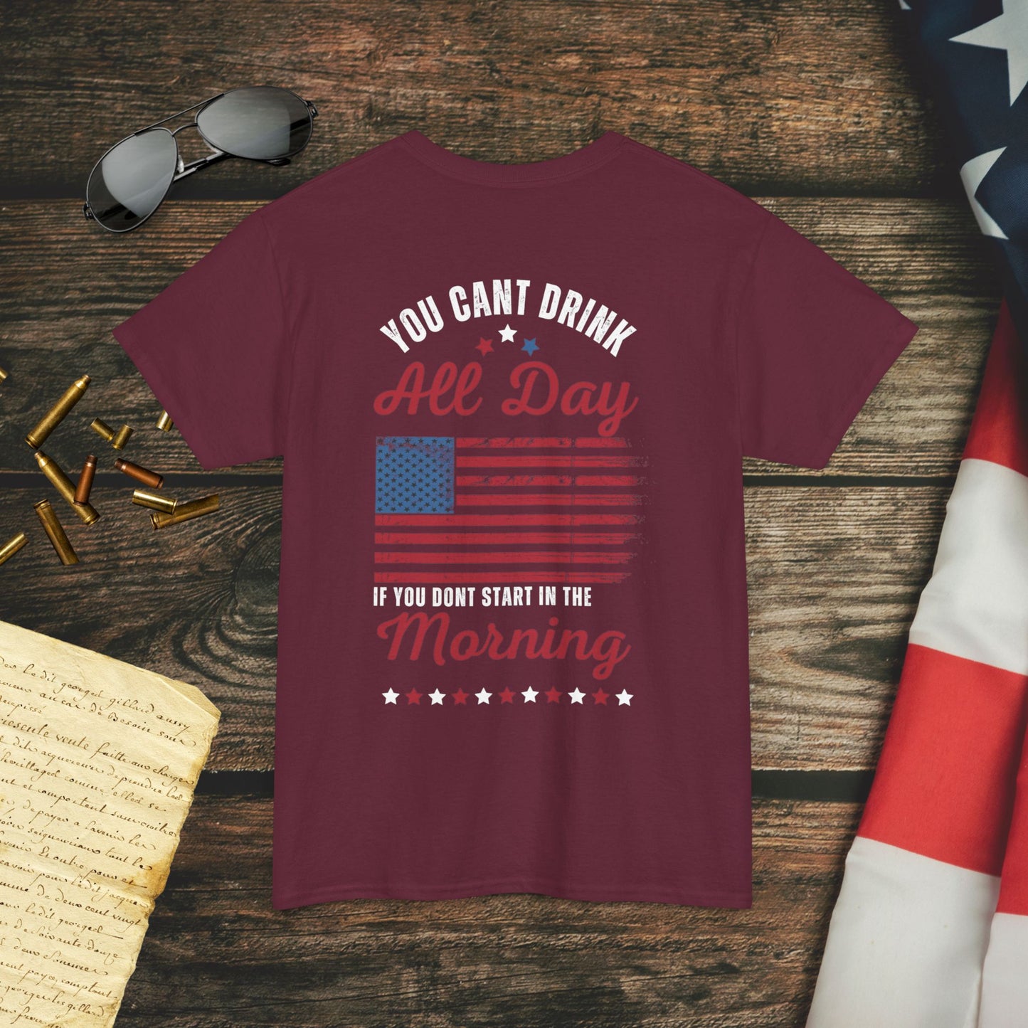 Drink All Day Patriotic T-Shirt