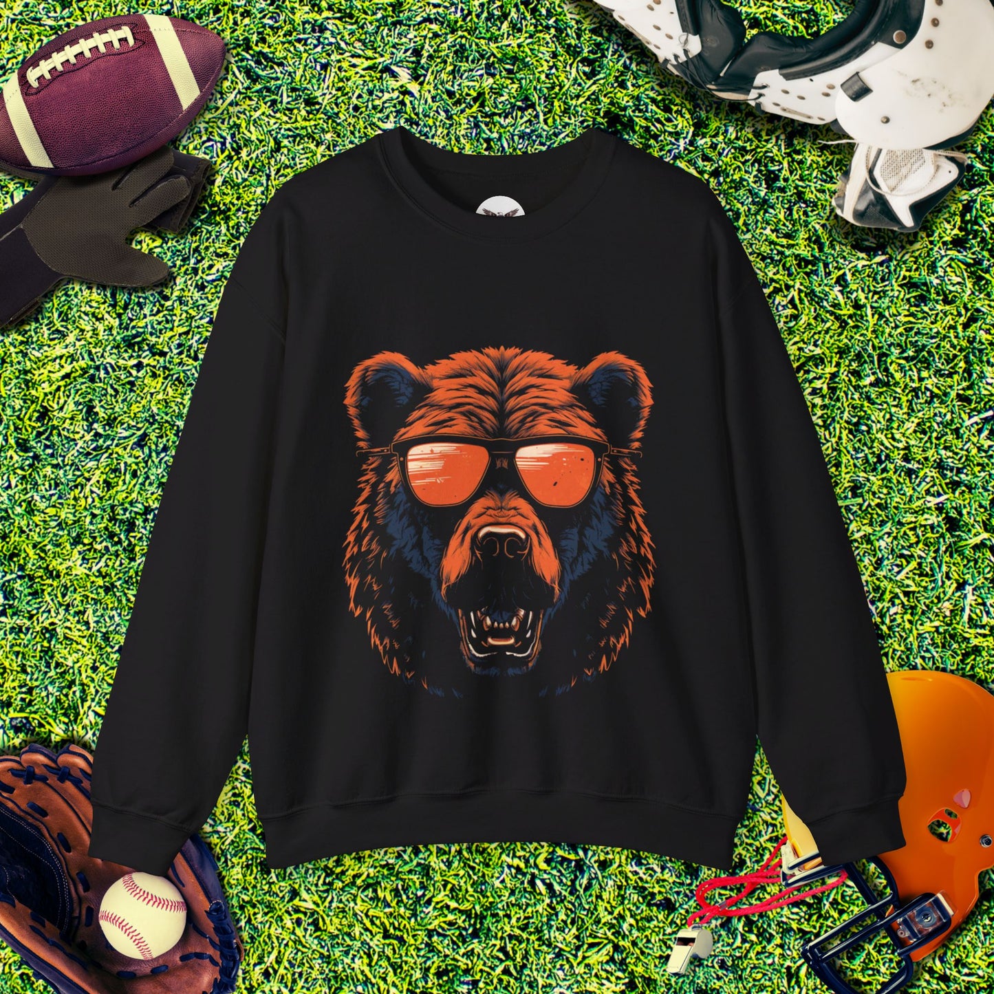 Chicago Bears Cool Shades Crewneck Sweatshirt