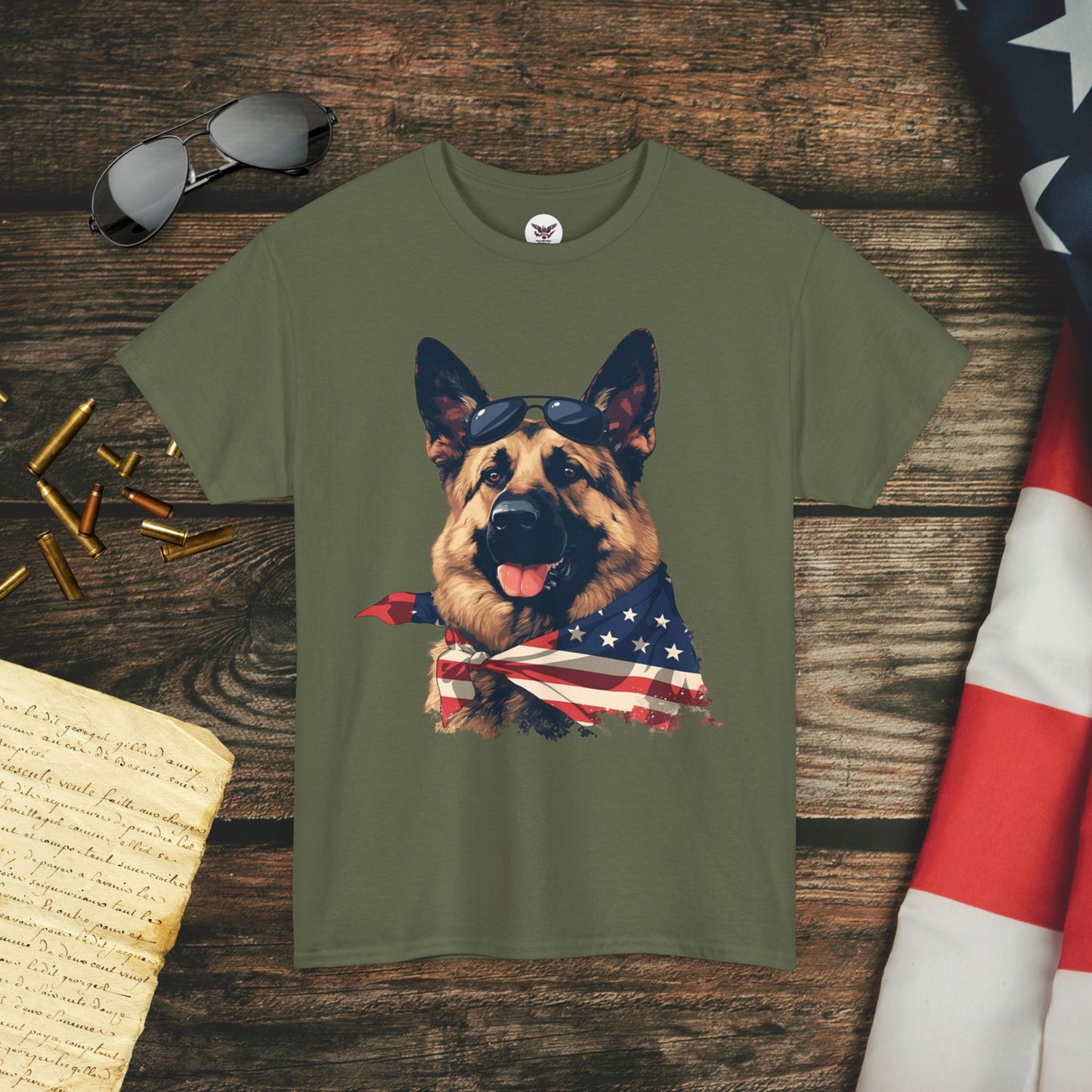 Stars & Stripes Shepherd T-Shirt