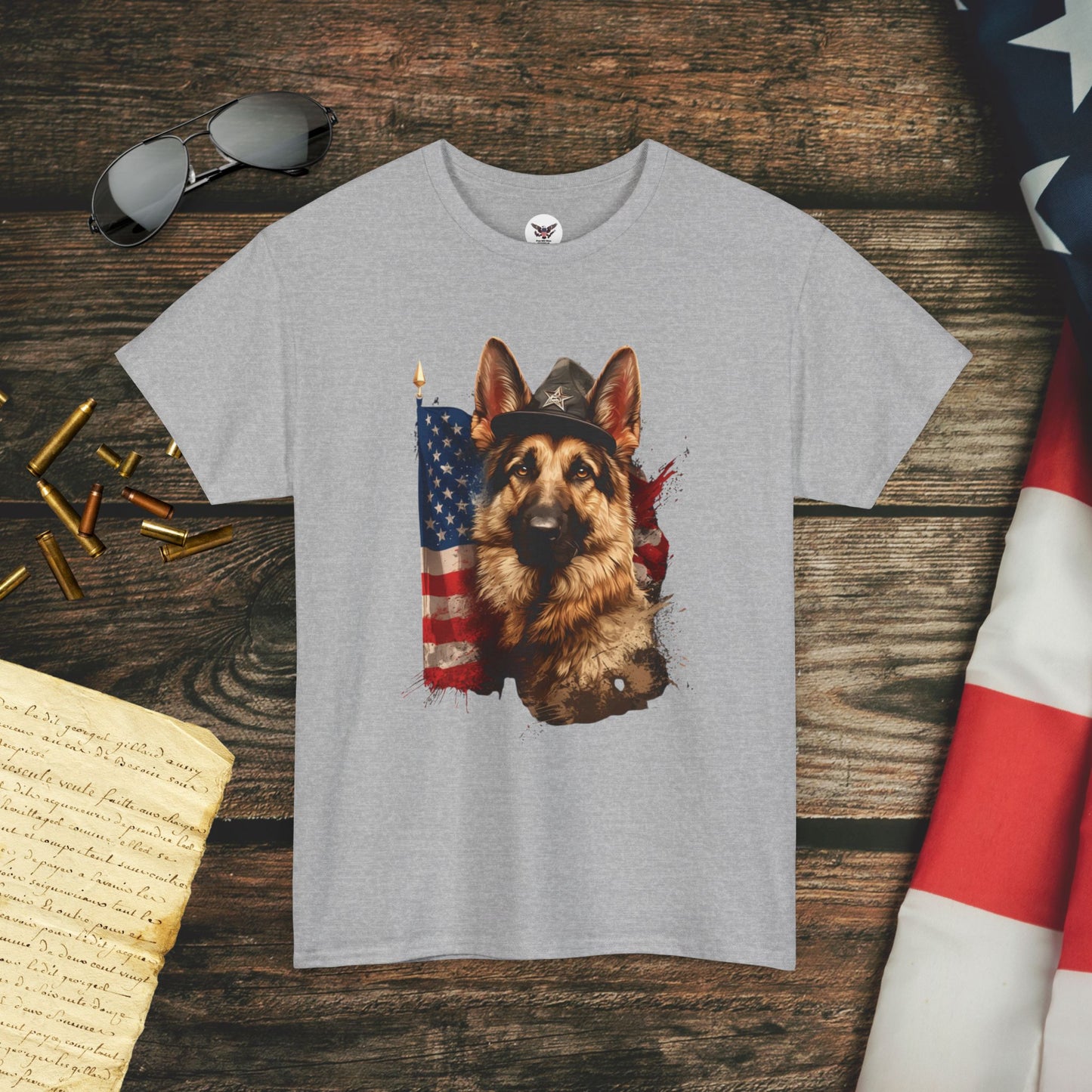 Patriotic German Shepherd T-Shirt