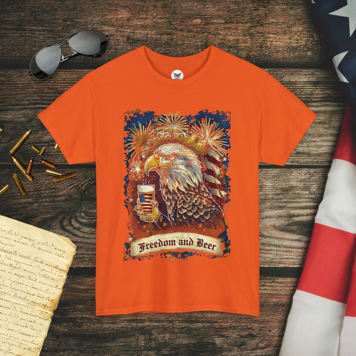 America, Freedom, and Beer T-Shirt