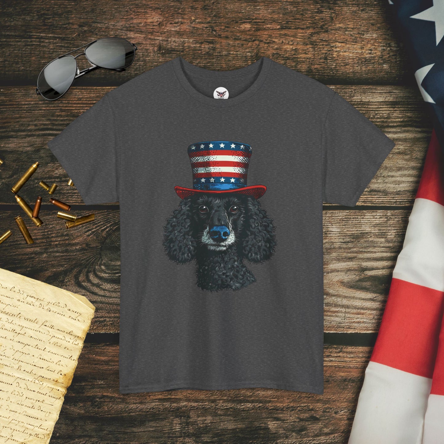 All-American Poodle T-Shirt