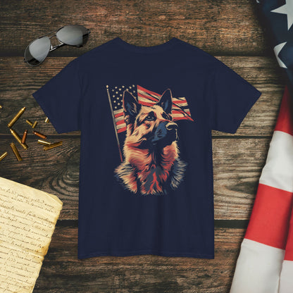 Loyal Patriot German Shepherd (Back) T-Shirt