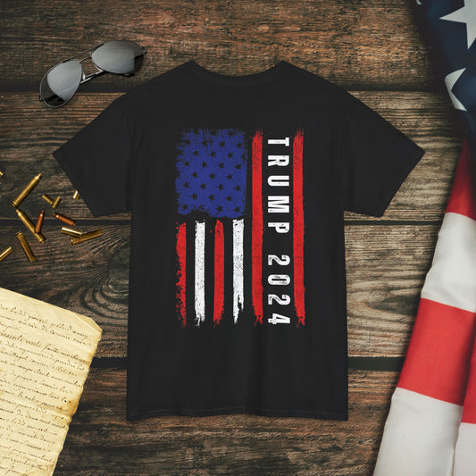 Trump 2024 American Flag T-Shirt