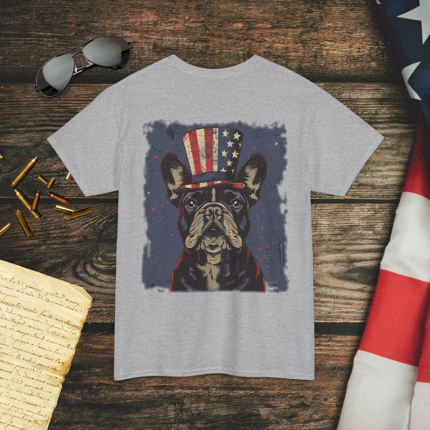 Patriotic Pooch (Back) T-Shirt