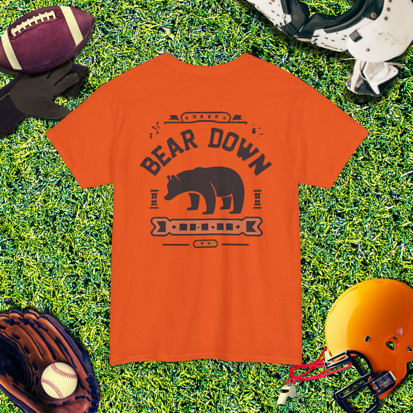 Chicago Bears Bear Down Vintage (Back) T-Shirt