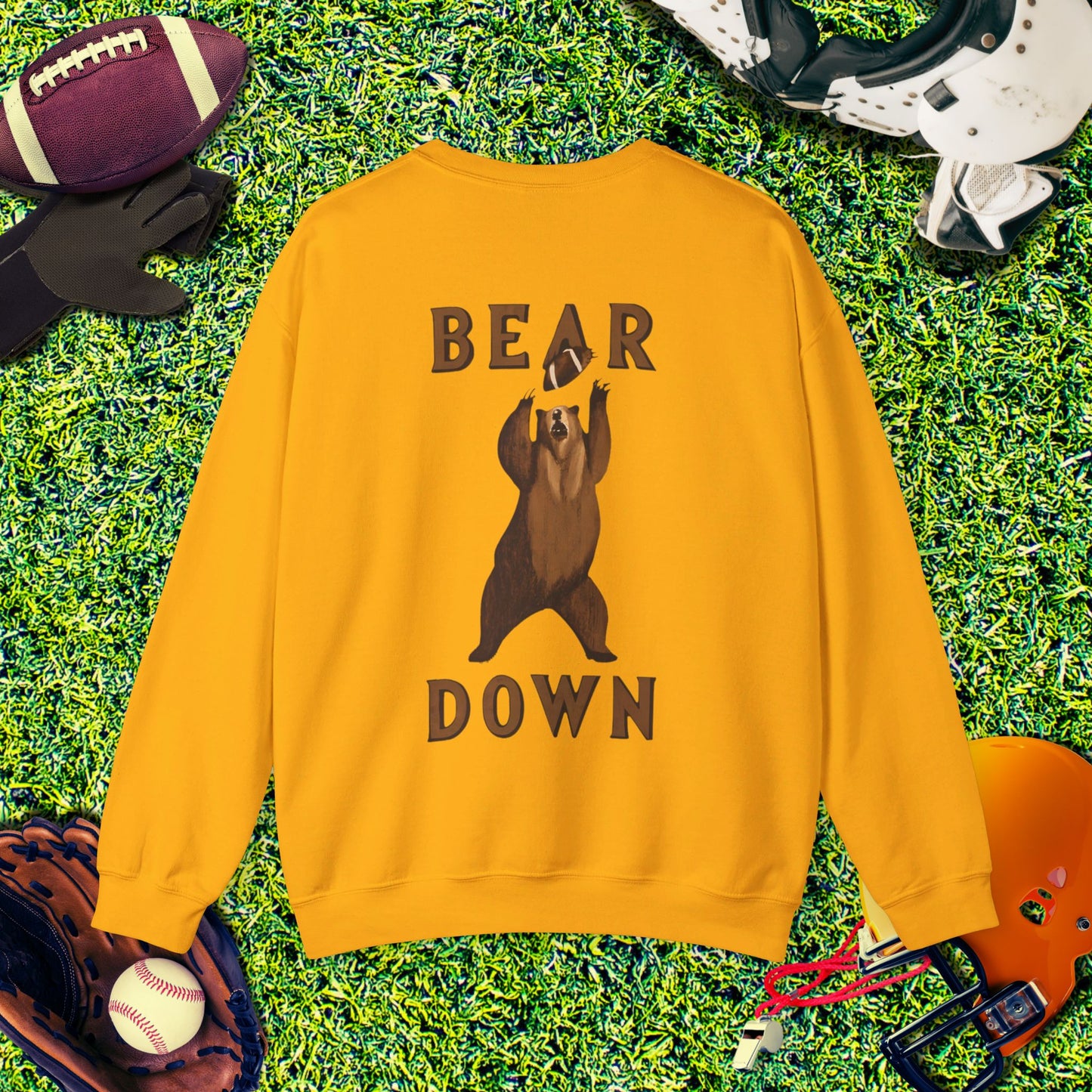 Copy of Vintage Chicago Bears "Bear Down" (Back) Crewneck Sweatshirt