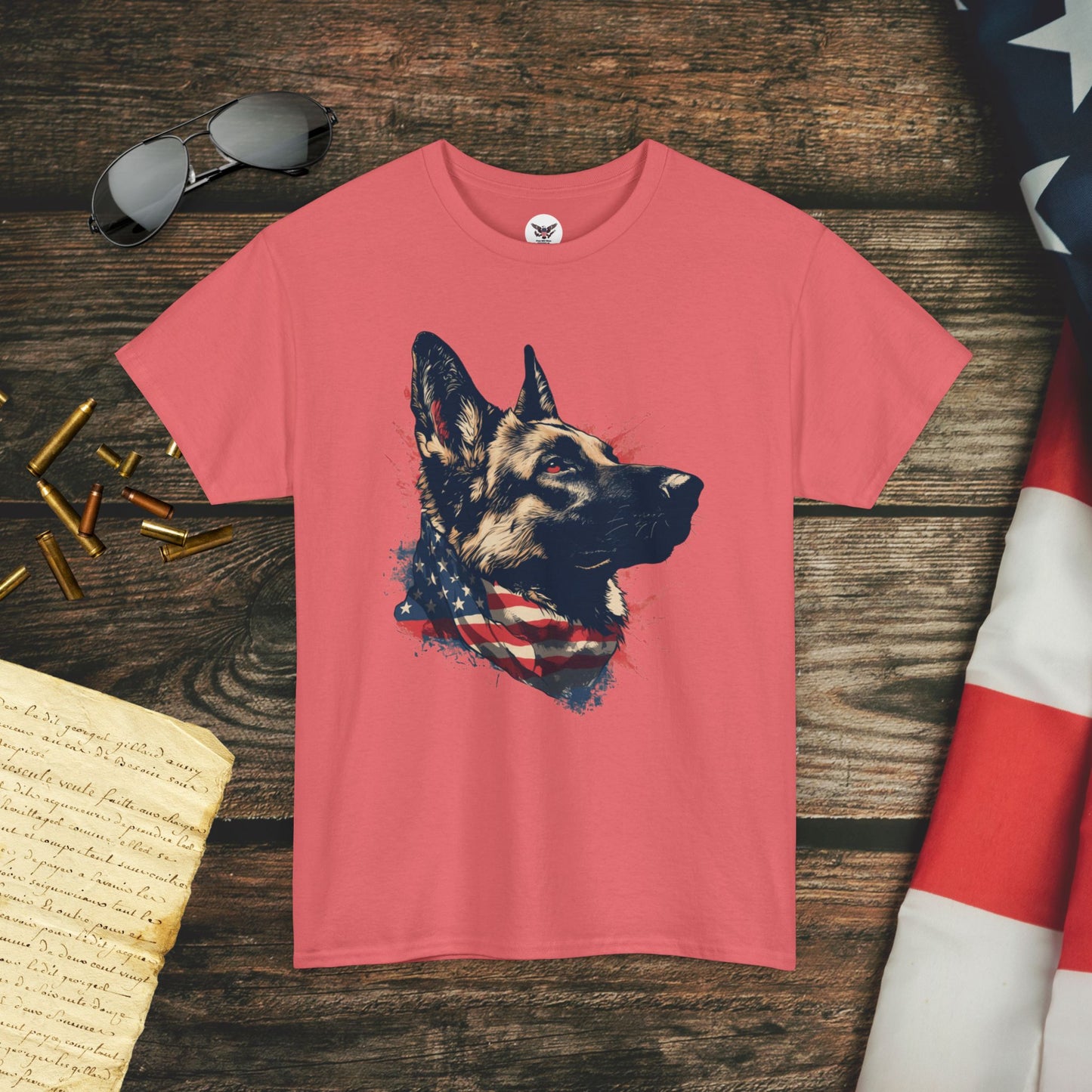 Loyal Patriotic German Shepherd T-Shirt