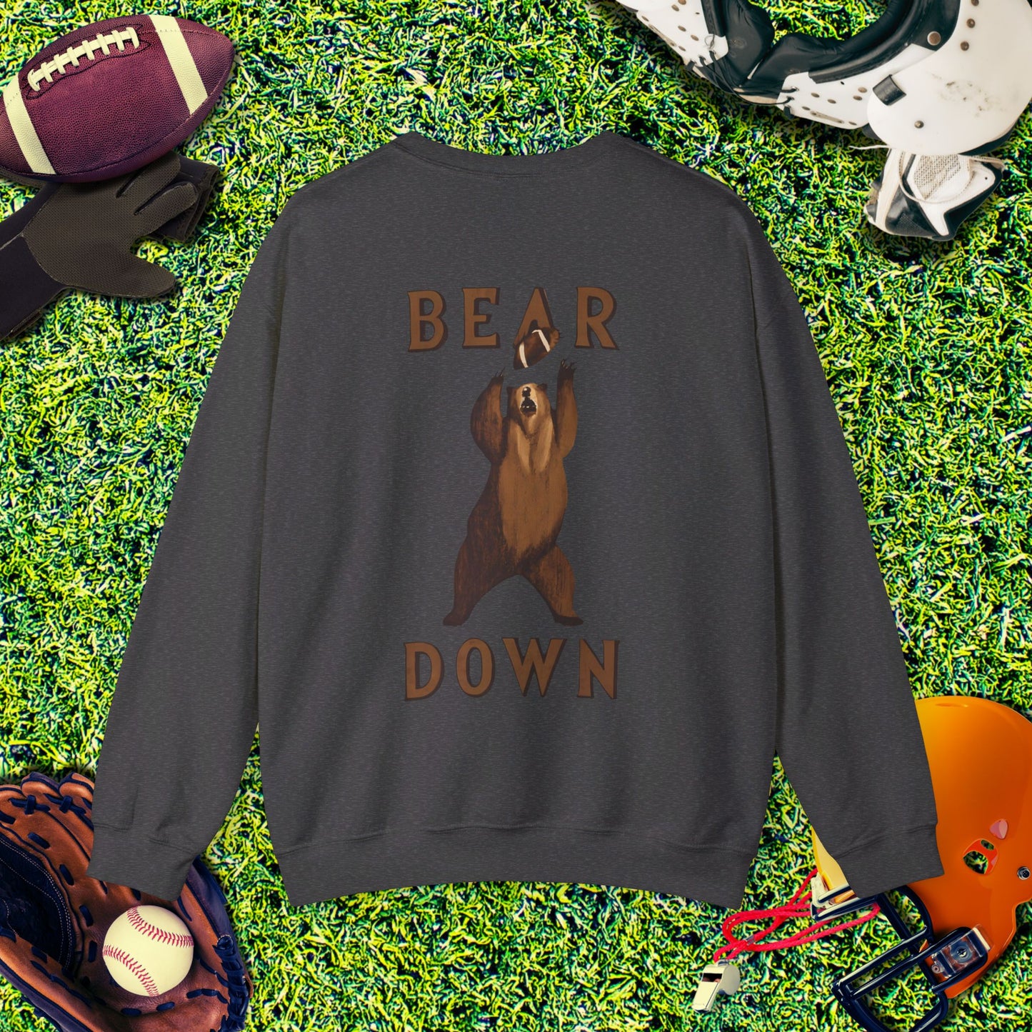 Copy of Vintage Chicago Bears "Bear Down" (Back) Crewneck Sweatshirt