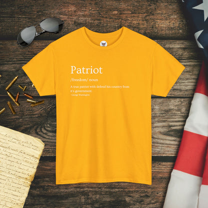 Patriot Definition T-Shirt – George Washington Quote