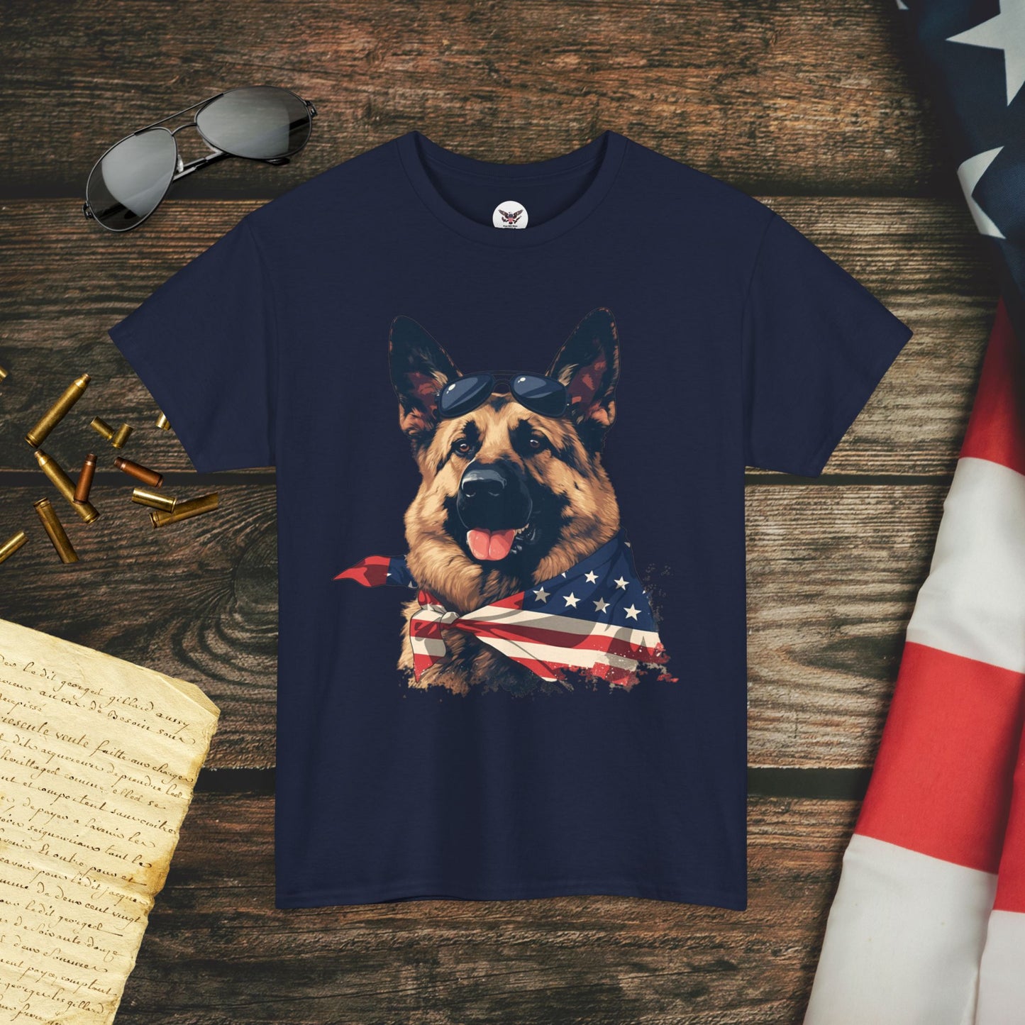 Stars & Stripes Shepherd T-Shirt