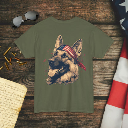 Guarding Freedom German Shepherd (Back) T-Shirt