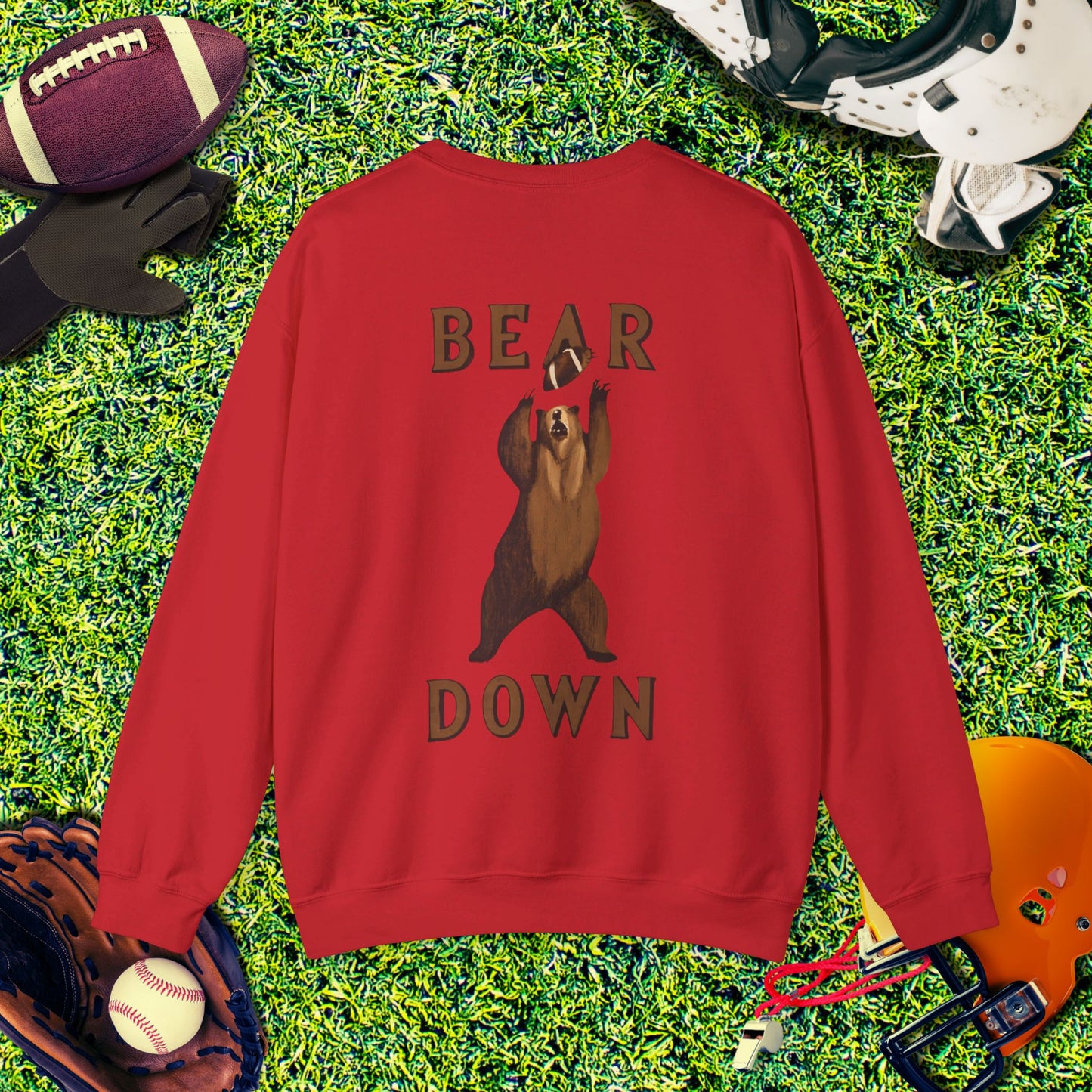 Copy of Vintage Chicago Bears "Bear Down" (Back) Crewneck Sweatshirt