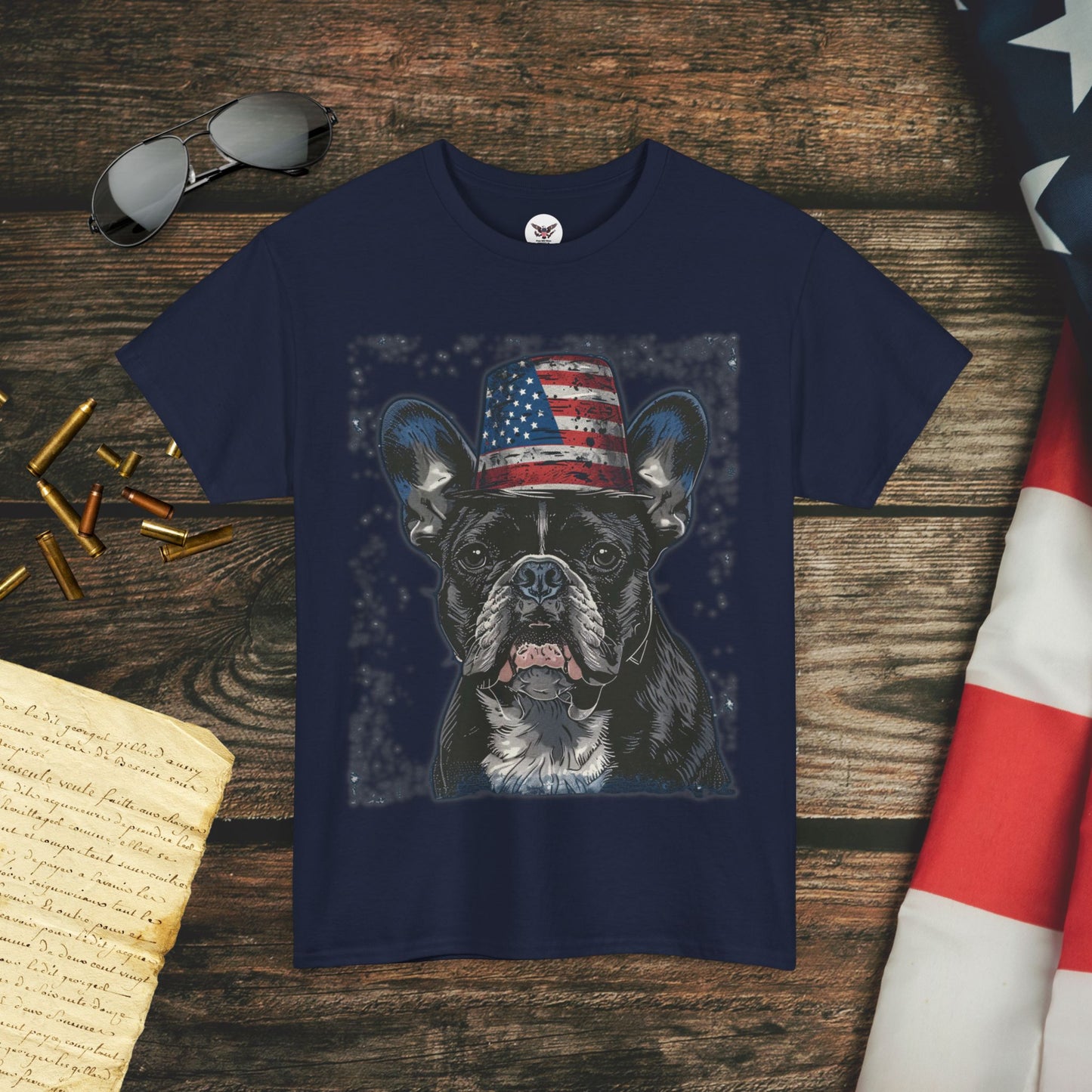 Uncle Sam Frenchie T-Shirt