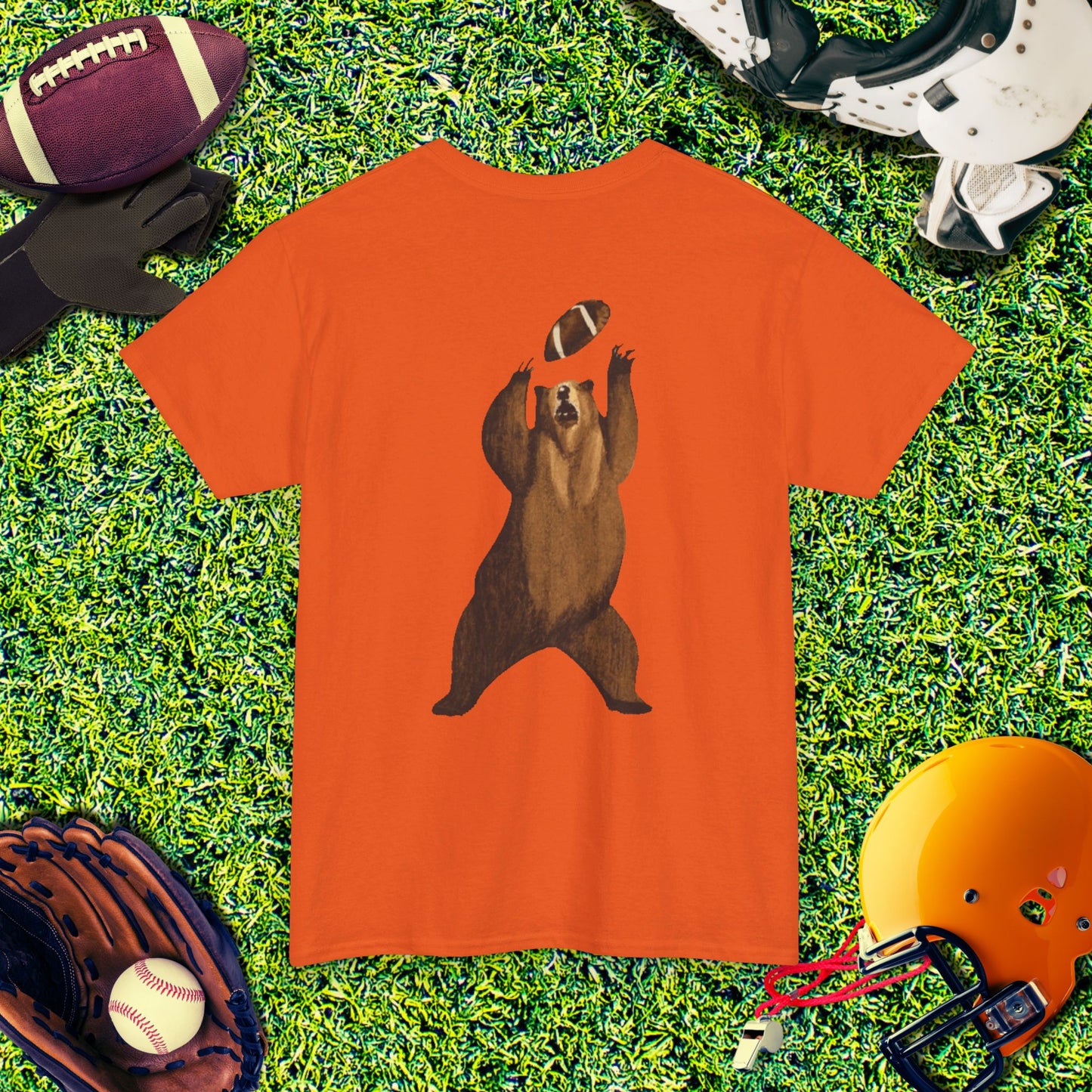 Vintage Chicago Bears Football Bear (Back) T-Shirt