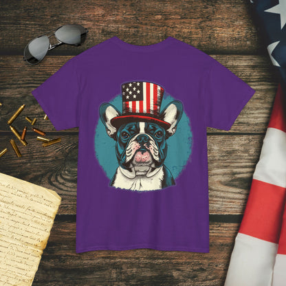 Stars & Stripes Frenchie (Back) T-Shirt