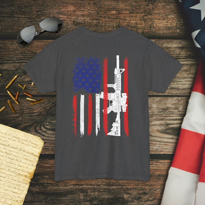 Patriotic Rifle Flag T-Shirt