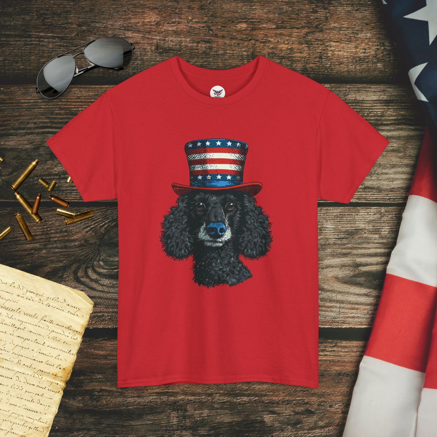 All-American Poodle T-Shirt