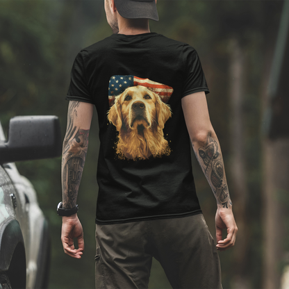 Patriotic Pooch (Back) T-Shirt