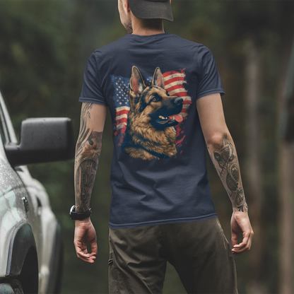 All-American Hound German Shepherd (Back) T-Shirt