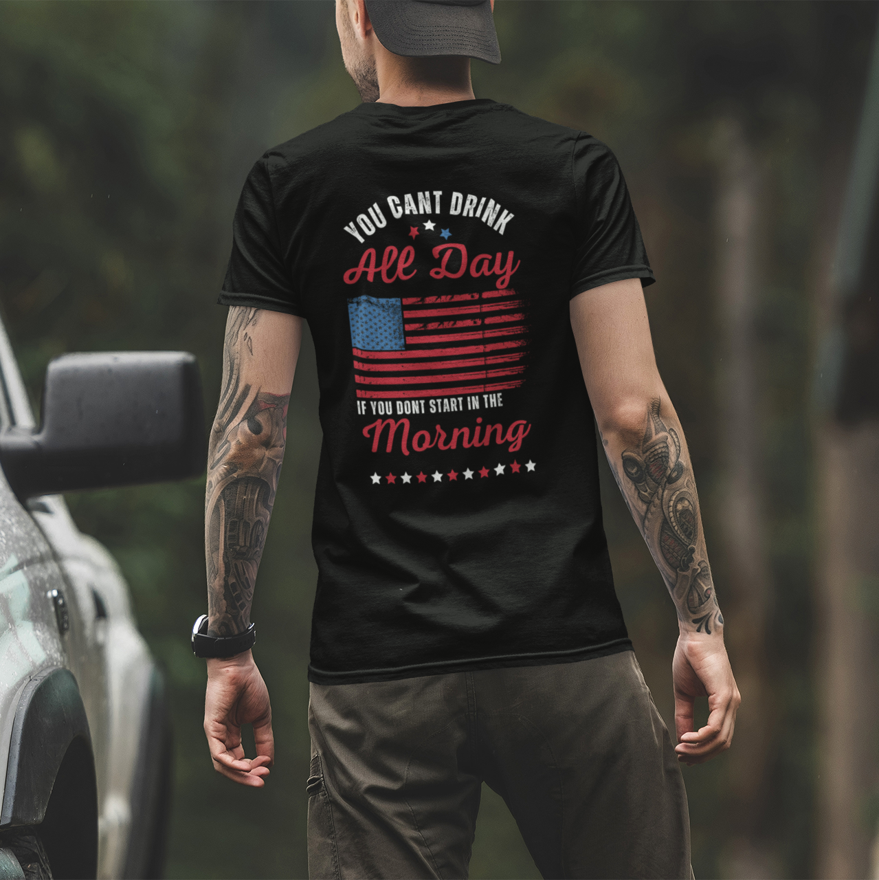 Drink All Day Patriotic T-Shirt