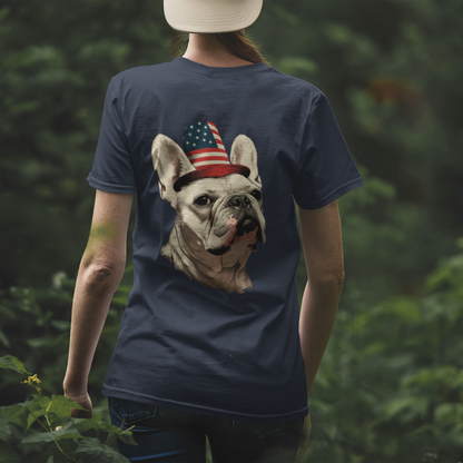 American Frenchie Pride (Back) T-Shirt