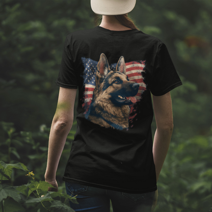 All-American Hound German Shepherd (Back) T-Shirt