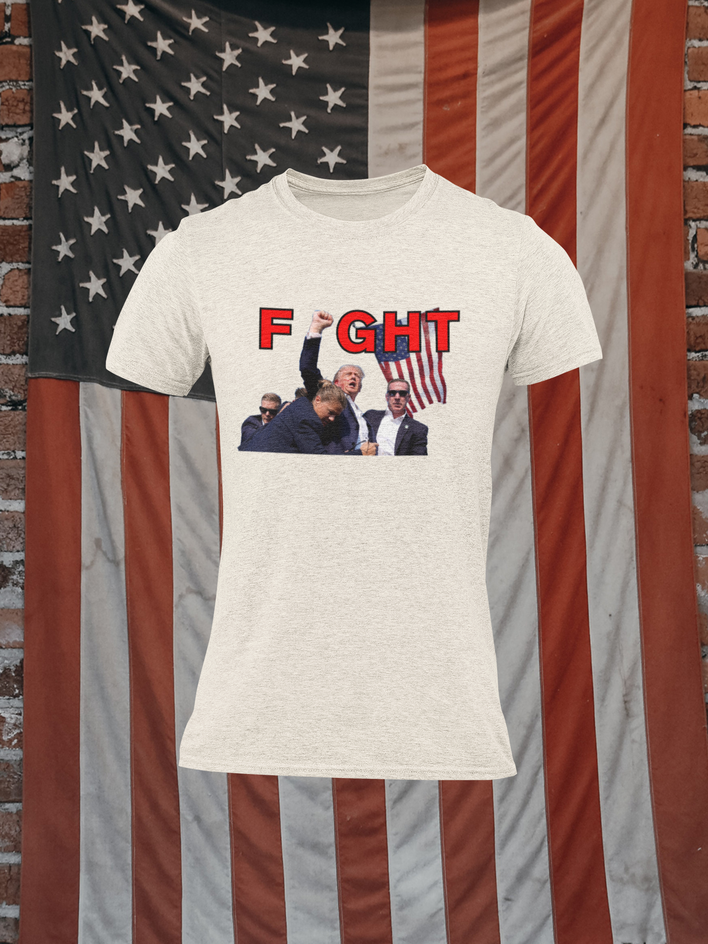 Trump Lives Fight Patriotic T-Shirt