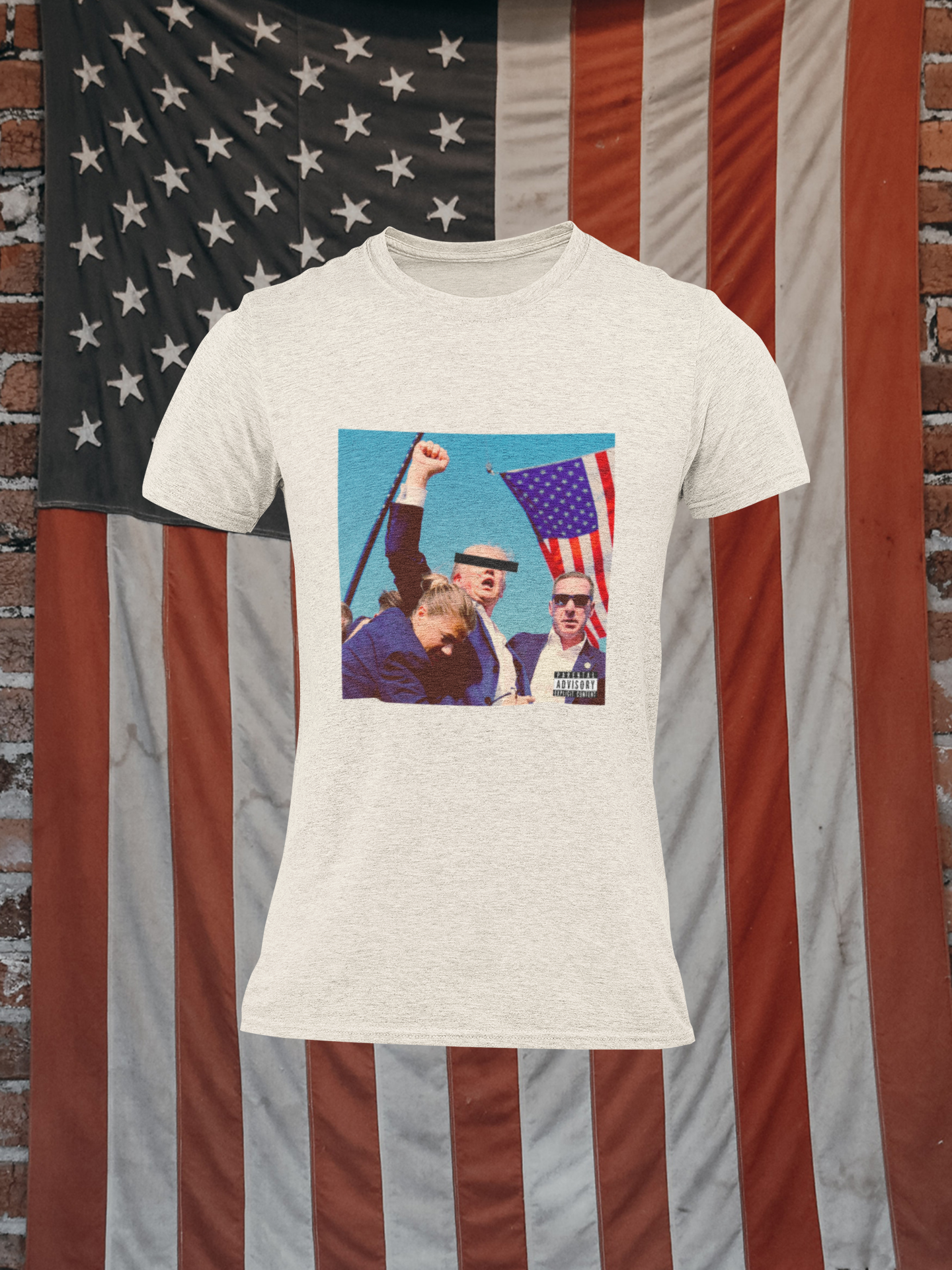 Trump Lives Vintage Album Drop T-Shirt