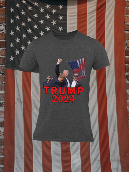 Trump Lives 2024 Patriotic T-Shirt