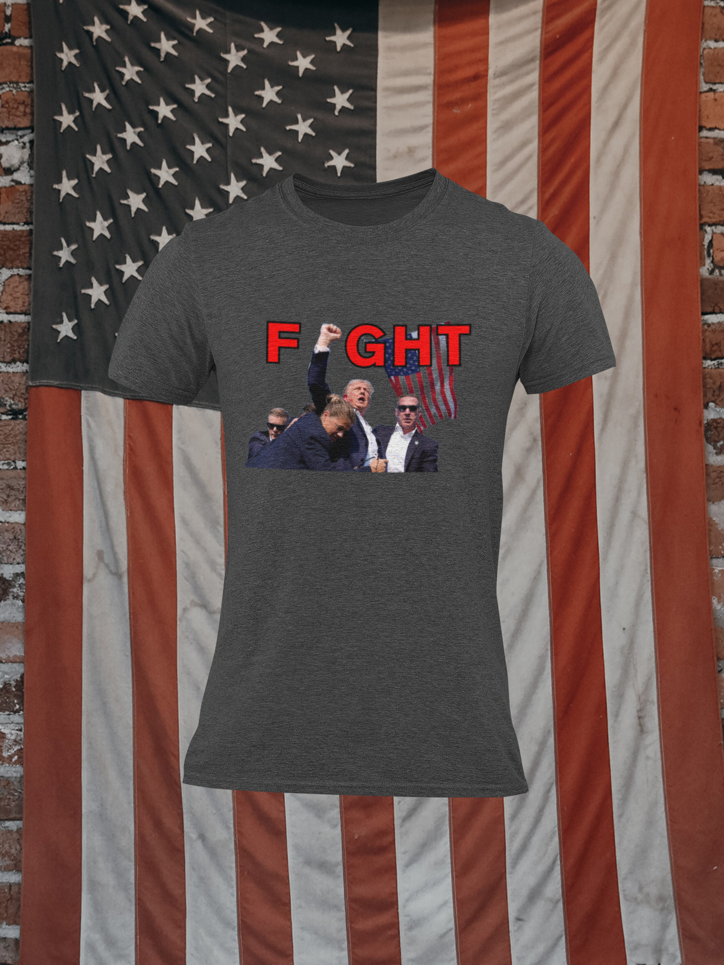 Trump Lives Fight Patriotic T-Shirt