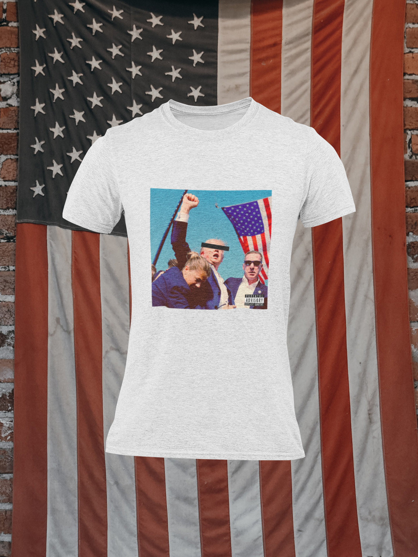 Trump Lives Vintage Album Drop T-Shirt