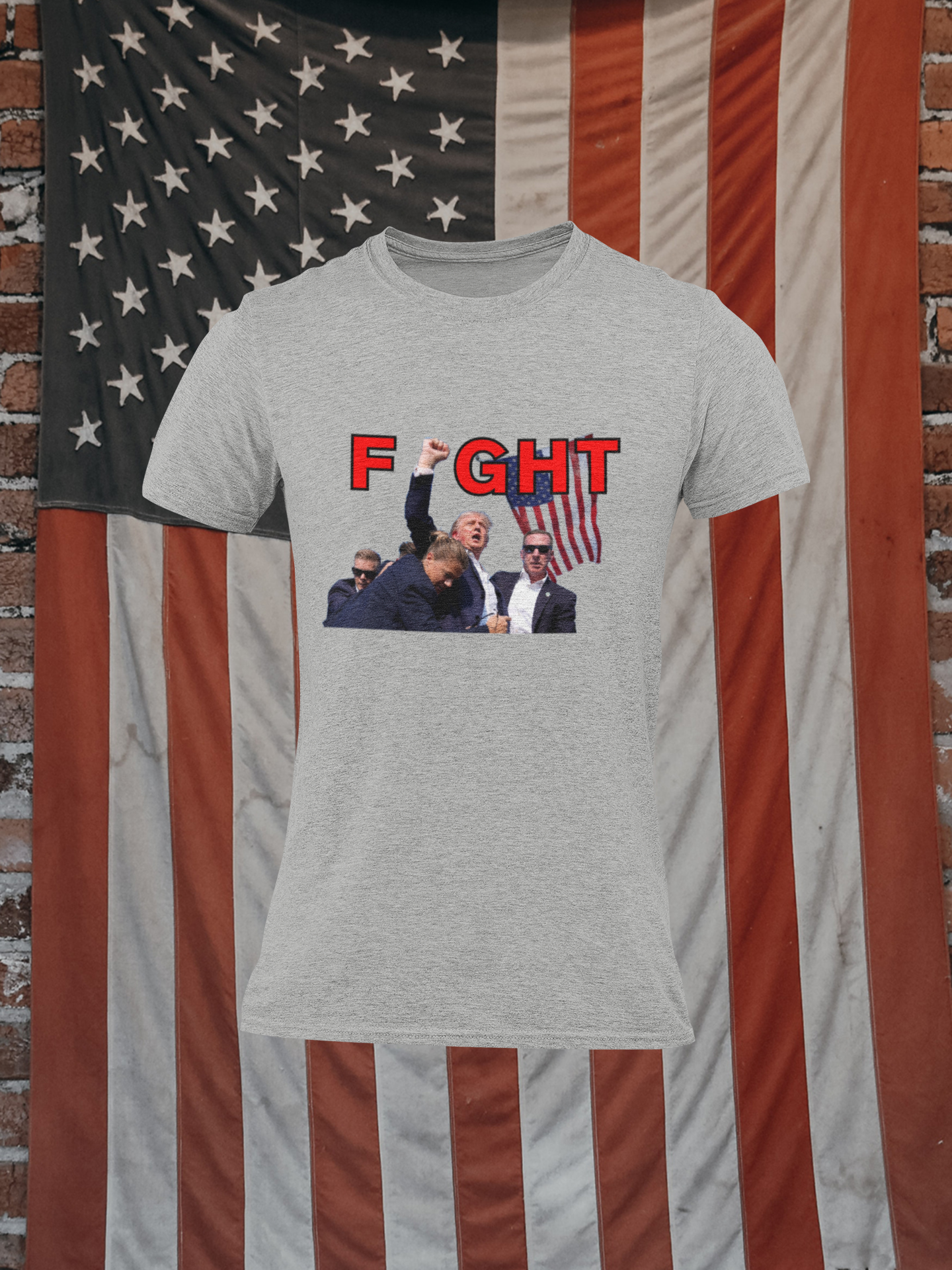 Trump Lives Fight Patriotic T-Shirt