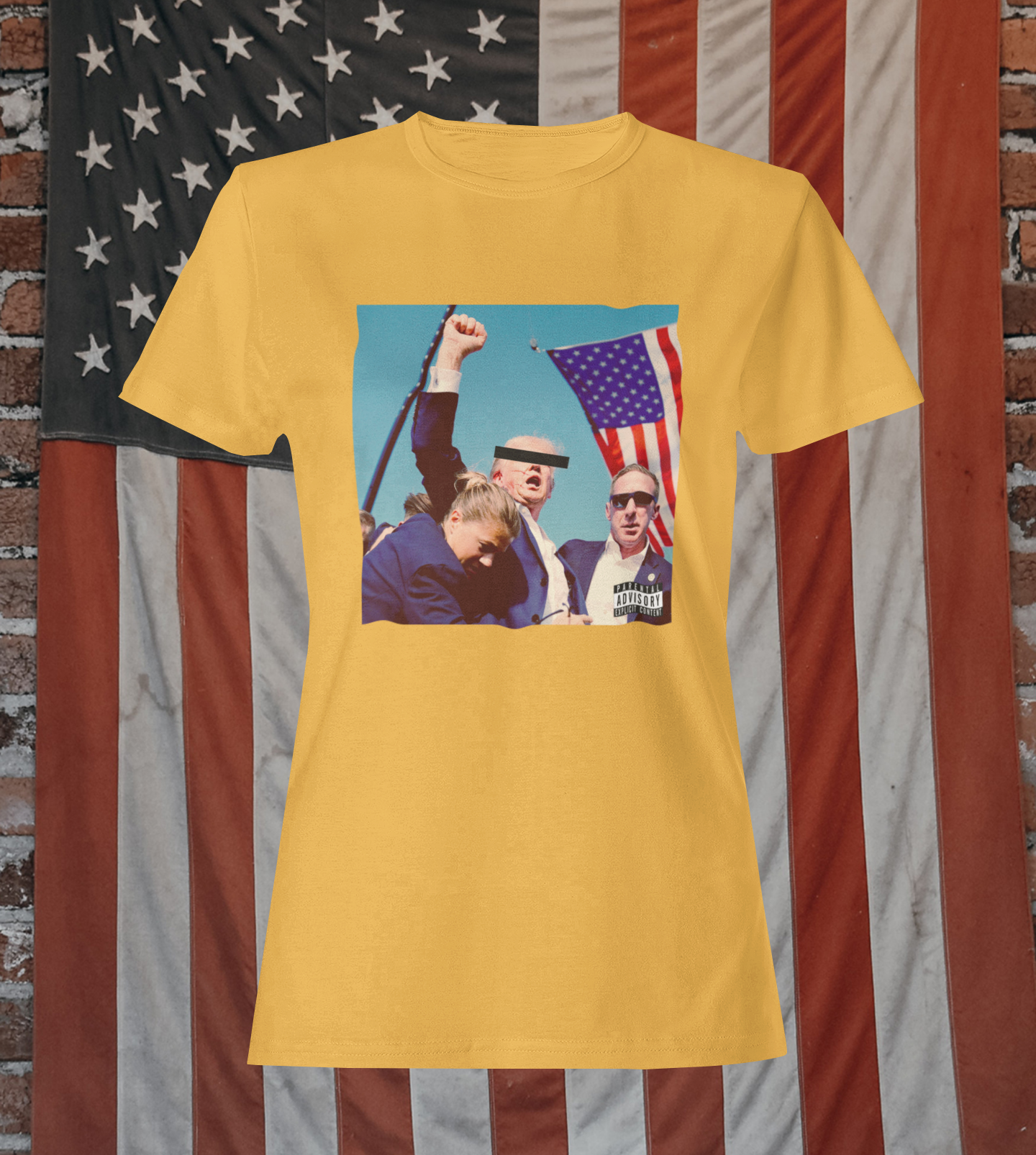 Trump Lives Vintage Album Drop T-Shirt