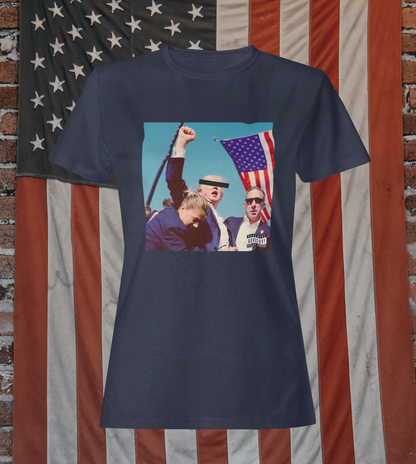 Trump Lives Vintage Album Drop T-Shirt