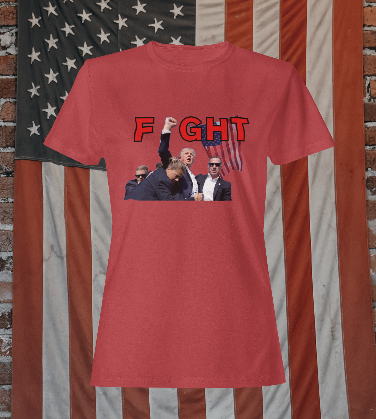 Trump Lives Fight Patriotic T-Shirt