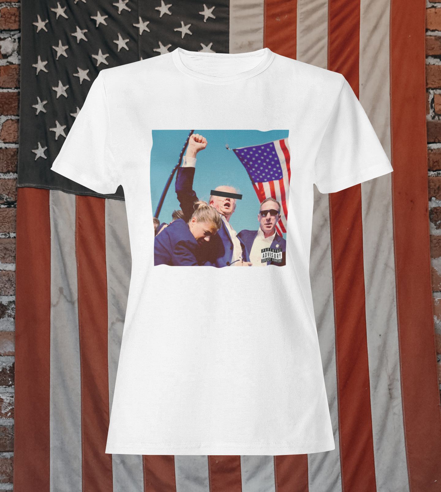 Trump Lives Vintage Album Drop T-Shirt