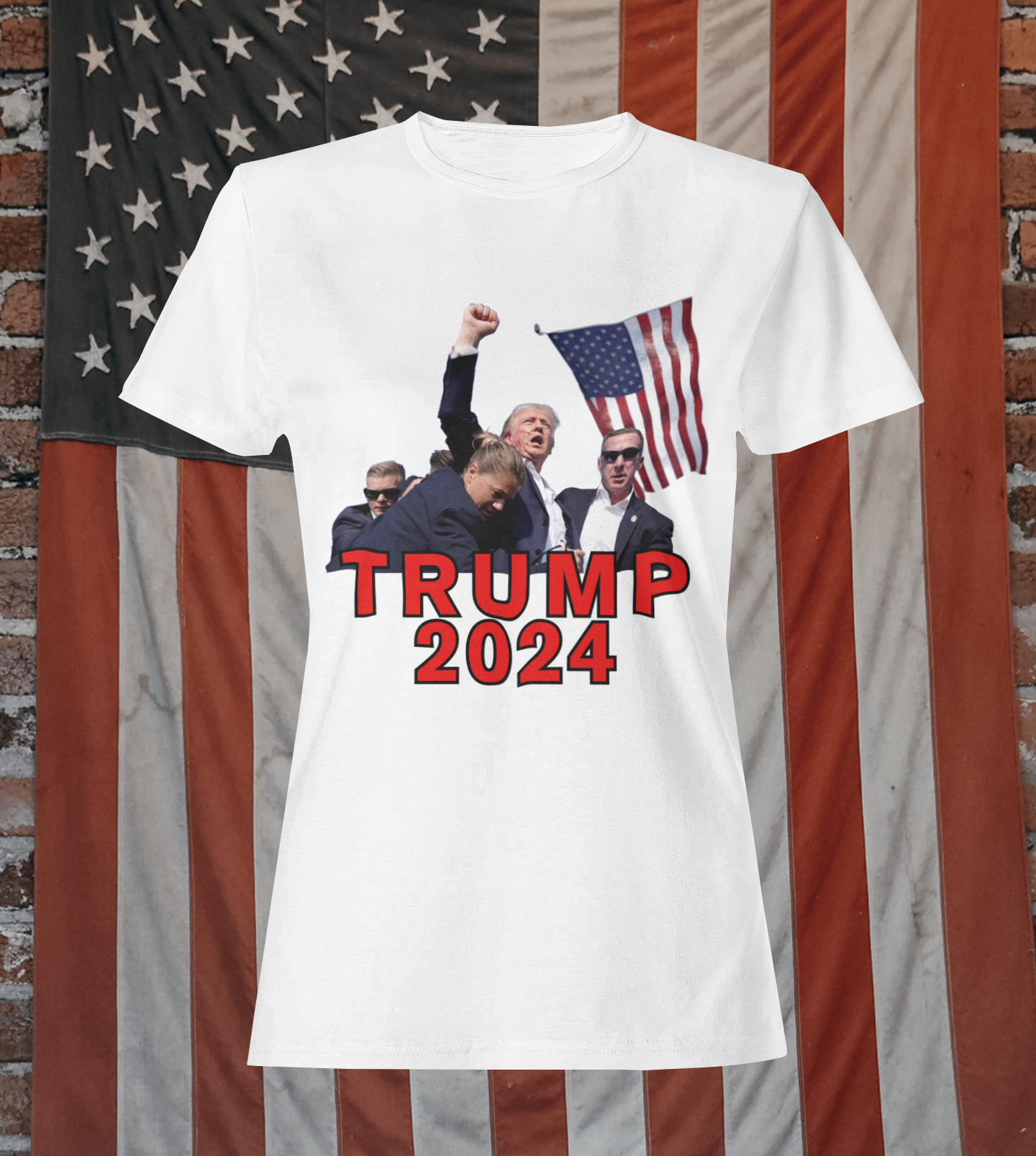 Trump Lives 2024 Patriotic T-Shirt