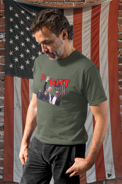 Trump Lives Fight Patriotic T-Shirt