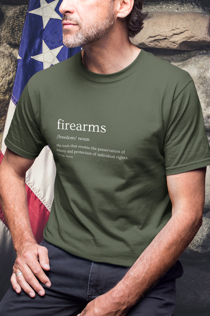 Firearms Definition - George Mason Quote T-Shirt